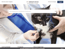 Tablet Screenshot of dierenarts-info.be